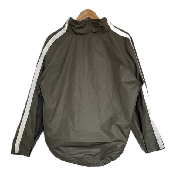 New Balance Lined Windbreaker; Olive green, Pull-over, Drawstring; Sz M Unisex - Picture 3 of 8